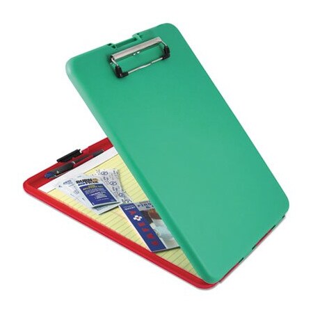 Saunders Mfg. Co. Saunders, Slimmate Show2know Safety Organizer, 1/2in Clip Cap, 9 X 11 3/4 Sheets, Red/green 00580